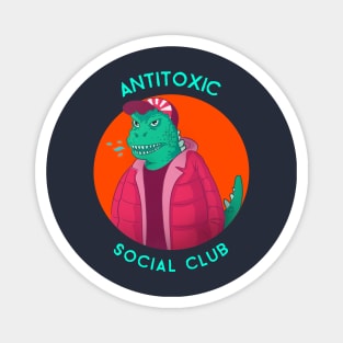 Kaiju Anti Toxic Social Club Magnet